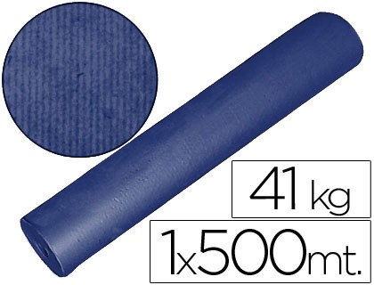 PAPEL KRAFT AZUL BOBINA 1,00 MT X 500 MT ESPECIAL PARA EMBALAJE