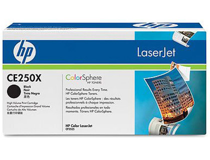 TONER HP LASERJET COLOR CP3525 NEGRO 10.500 PAG