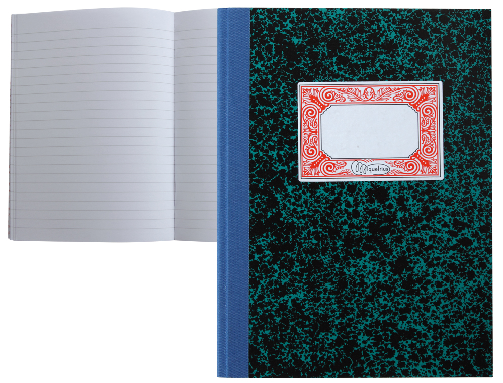 LIBRO MIQUELRIUS CARTONE 3061 CUARTO 100 HOJAS HORIZONTAL