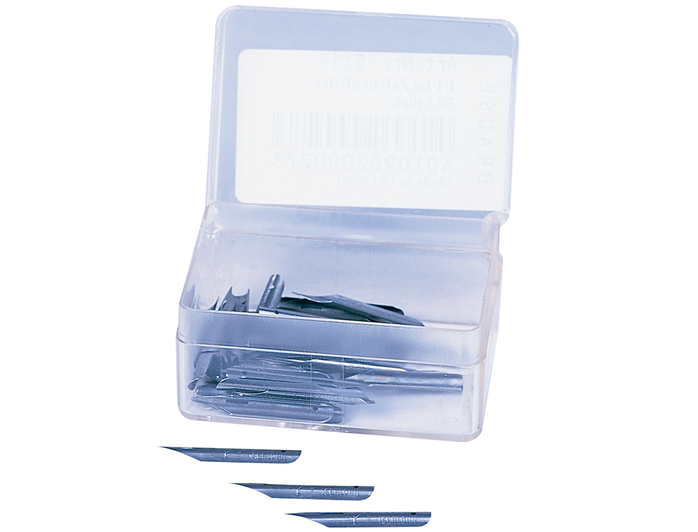 PLUMILLAS DIBUJO BRAUSE CAJA DE 50 UNIDADES