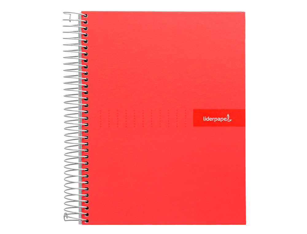 CUADERNO ESPIRAL LIDERPAPEL A4 CRAFTY TAPA FORRADA 80H 90 90GR CUADRO 4MM CON MARGEN COLORES SURTIDOS