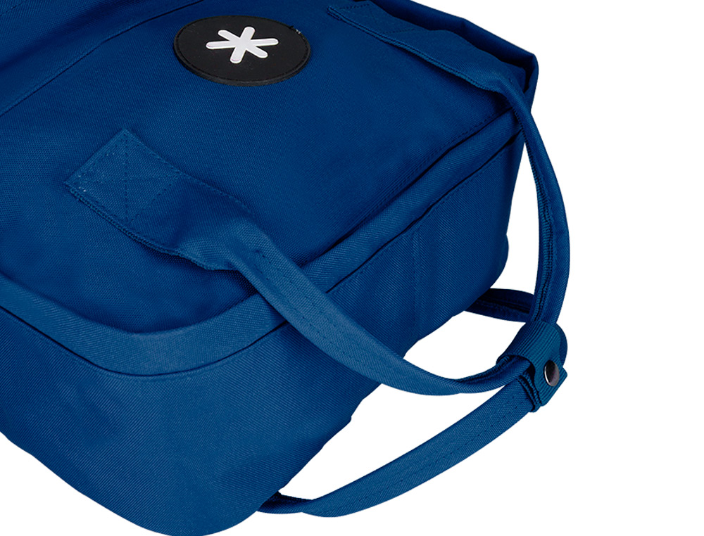 MOCHILA ANTARTIK 2 ASAS Y BOLSILLOS EXTERIORES AZUL 300X115X390 MM
