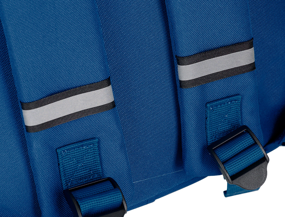 MOCHILA ANTARTIK 2 ASAS Y BOLSILLOS EXTERIORES AZUL 300X115X390 MM