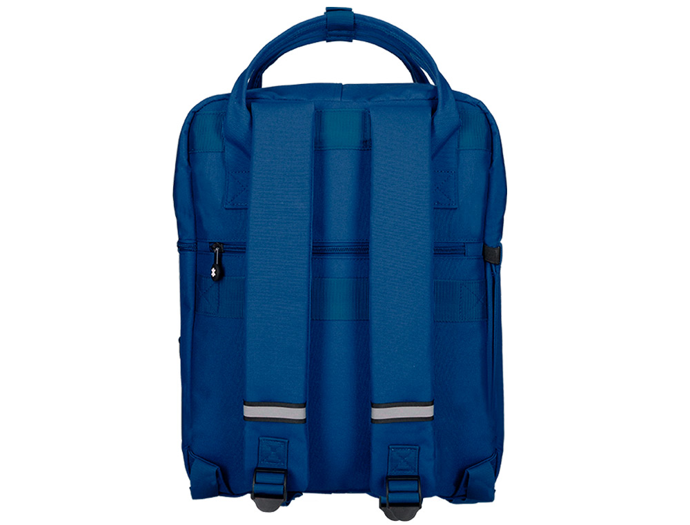 MOCHILA ANTARTIK 2 ASAS Y BOLSILLOS EXTERIORES AZUL 300X115X390 MM