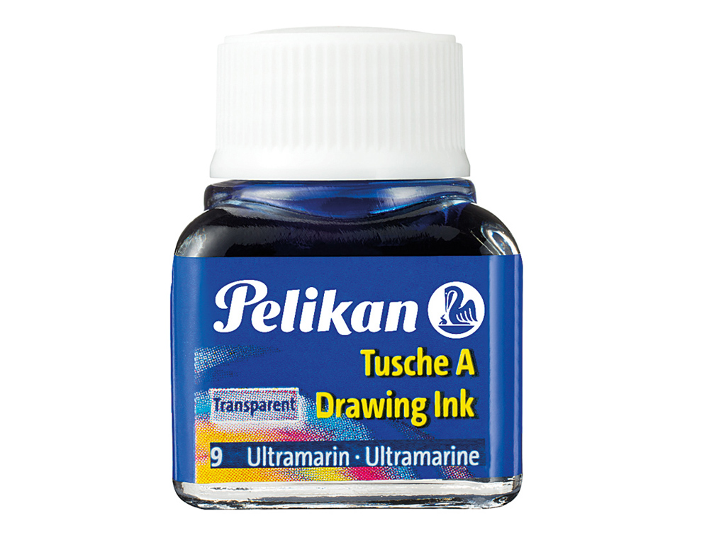 TINTA CHINA PELIKAN AZUL ULTRAMAR BOTE DE 10 ML