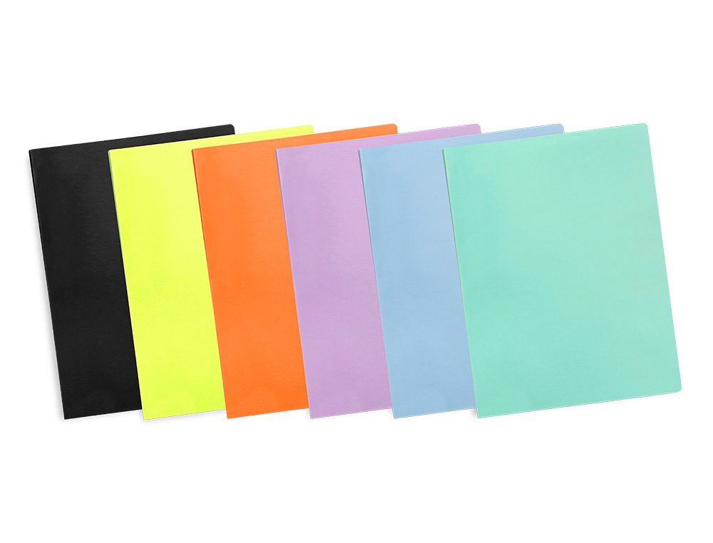 CARPETA LIDERPAPEL ESCAPARATE 40 FUNDAS POLIPROPILENO DIN A4 LAVANDA OPACO