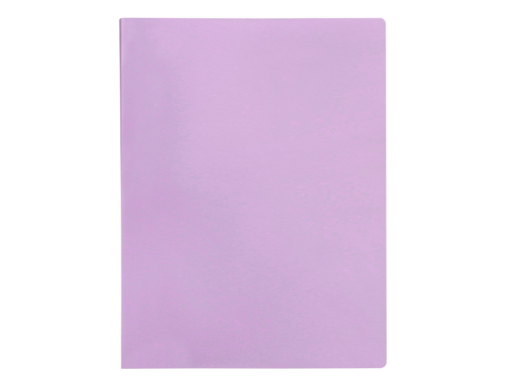 CARPETA LIDERPAPEL ESCAPARATE 40 FUNDAS POLIPROPILENO DIN A4 LAVANDA OPACO