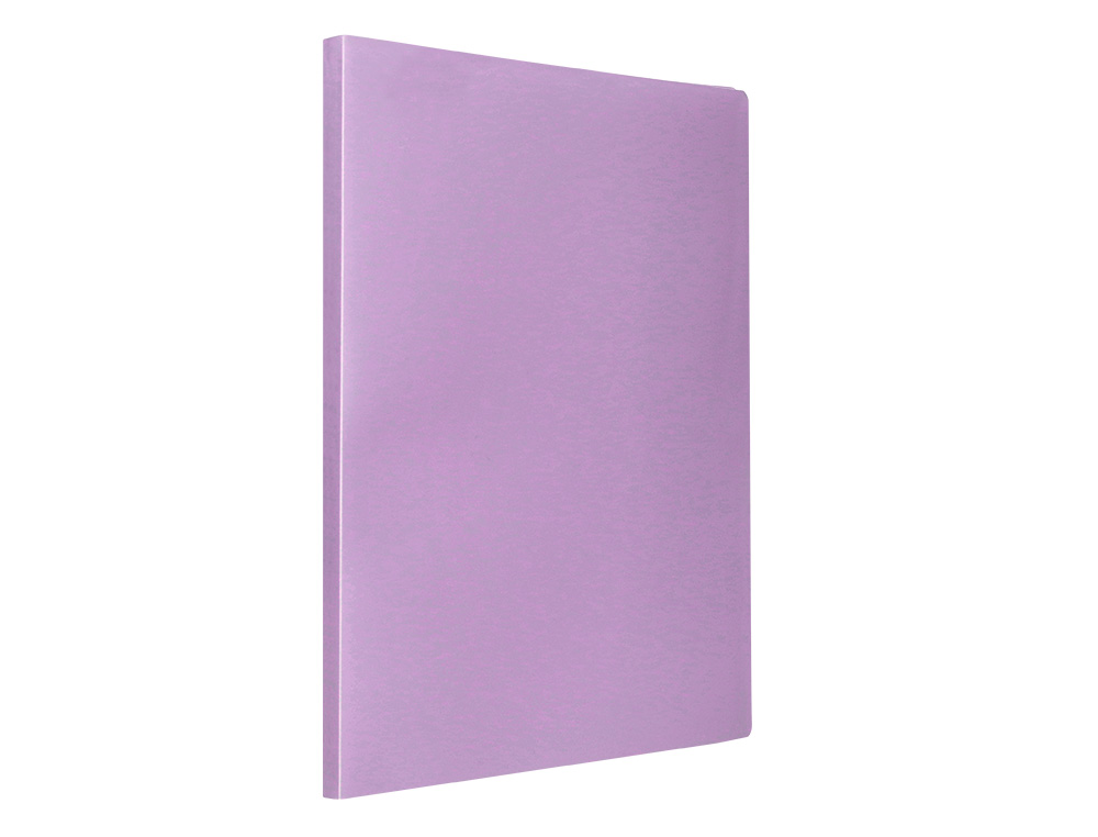CARPETA LIDERPAPEL ESCAPARATE 40 FUNDAS POLIPROPILENO DIN A4 LAVANDA OPACO