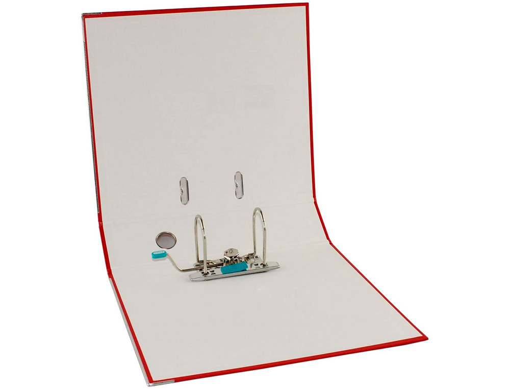 ARCHIVADOR DE PALANCA ELBA TOP CARTON COMPACTO POLIPROPILENO CON RADO DIN A4 LOMO DE 80 MM ROJO