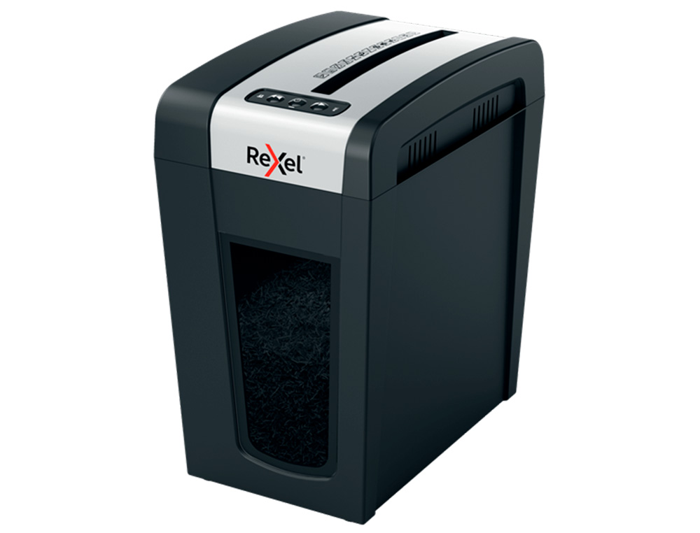 2ESTRUCTORA DE DOCUMENTOS REXEL SECURE MC6-SL EU CAPACIDAD 6 HOJAS GRAPAS CLIPS TARJETAS Y CD 18 L