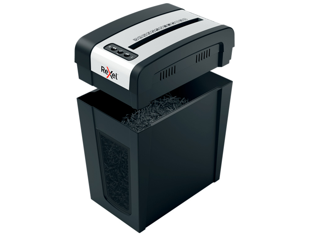 2ESTRUCTORA DE DOCUMENTOS REXEL SECURE MC6-SL EU CAPACIDAD 6 HOJAS GRAPAS CLIPS TARJETAS Y CD 18 L