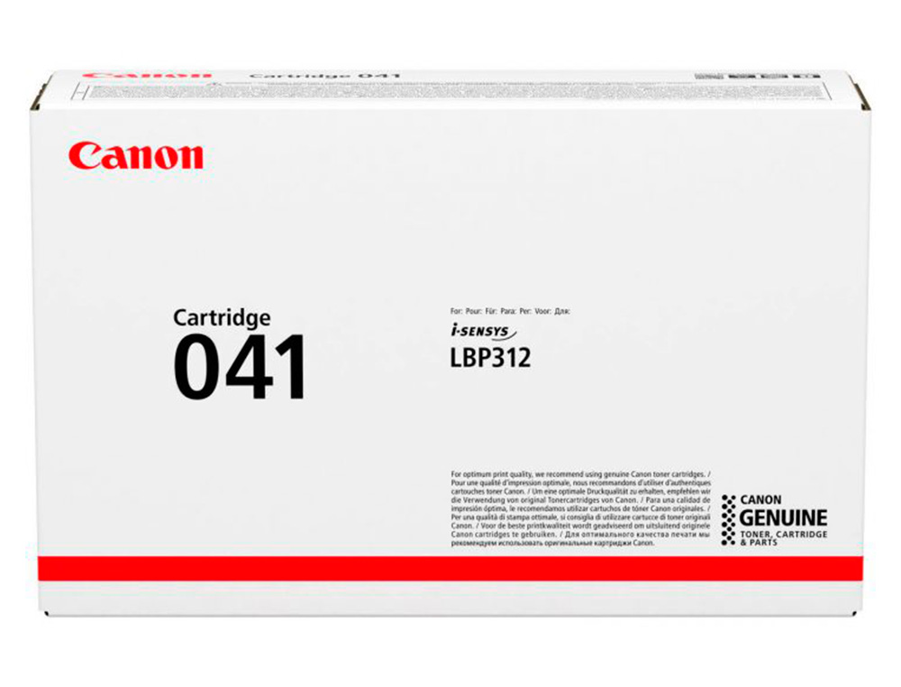 TONER CANON 041 CRG041BK LBP312 LBP310 NEGRO