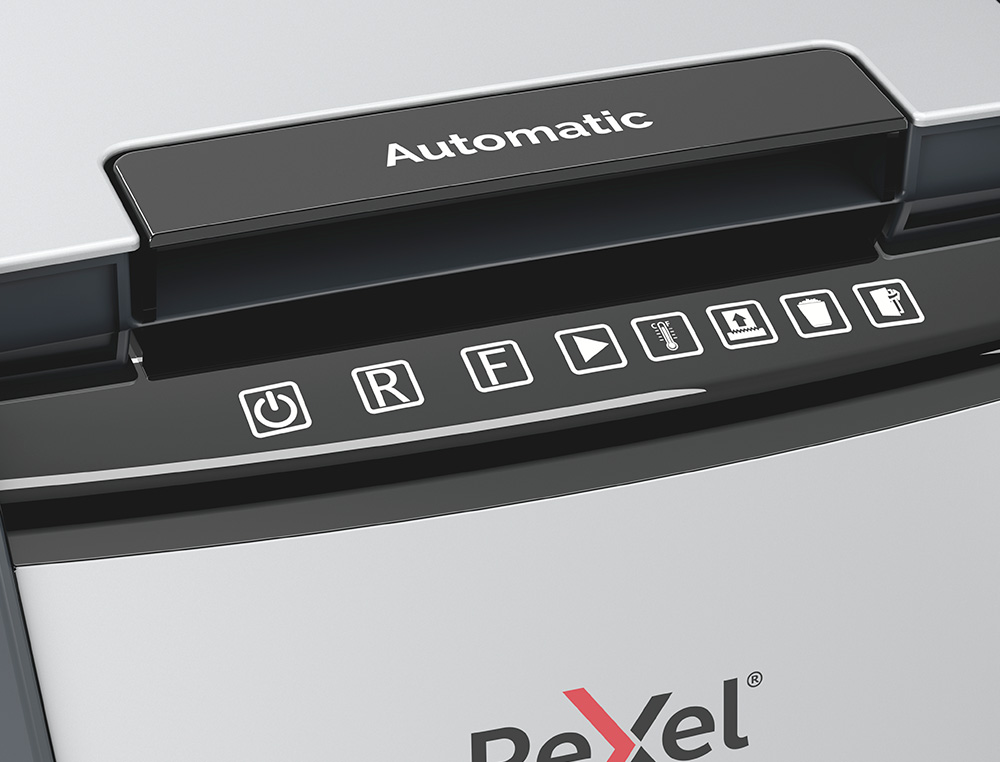 DESTRUCTORA DE DOCUMENTOS REXEL OPTIMUM AUTO+ 130X EU CAPACIDAD 130 HOJAS PARTICULAS DESTRUYE GRAPAS