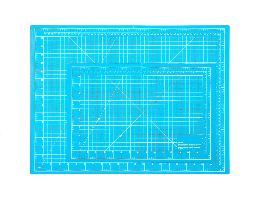 PLANCHA PARA CORTE LIDERPAPEL DIN A2 3MM GROSOR COLOR AZUL