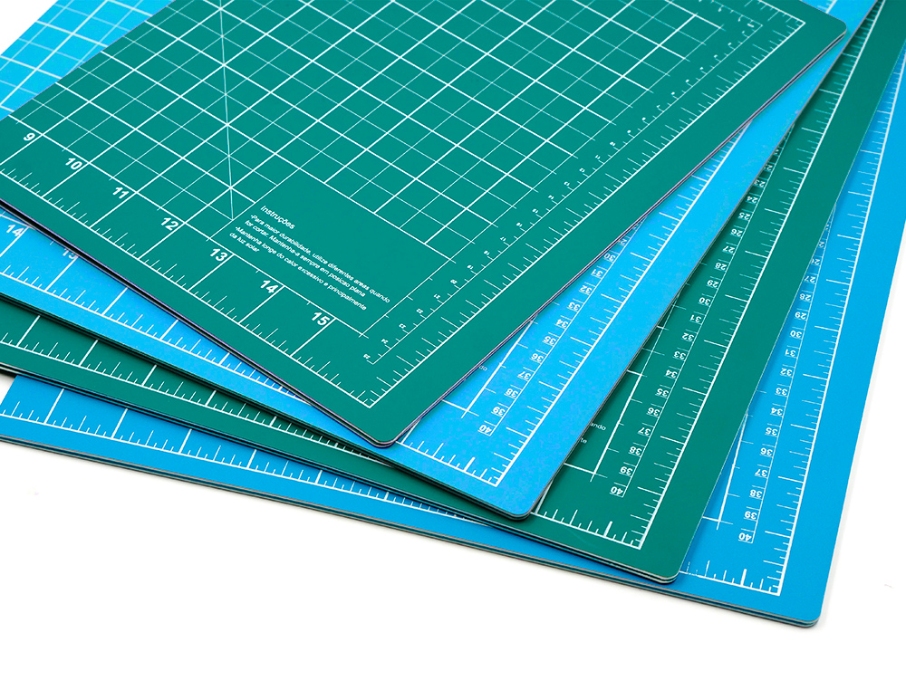 PLANCHA PARA CORTE LIDERPAPEL DIN A2 3MM GROSOR COLOR AZUL