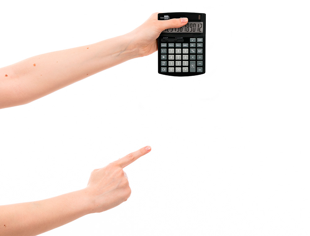 CALCULADORA LIDERPAPEL SOBREMESA XF27 12 DIGITOS TASAS SOLAR Y PILAS COLOR NEGRO 155X115X25 MM