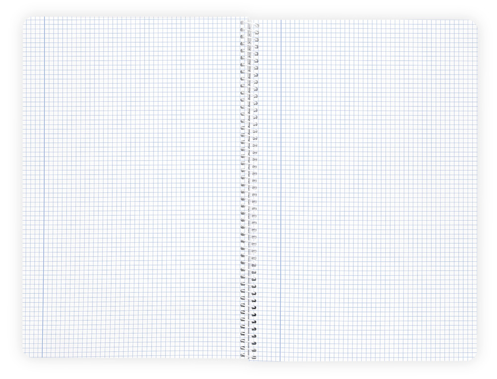 CUADERNO ESPIRAL LIDERPAPEL A4 WONDER TAPA PLASTICO 80H 90GR CUADRO 5MM CON MARGEN COLORES SURTIDOS