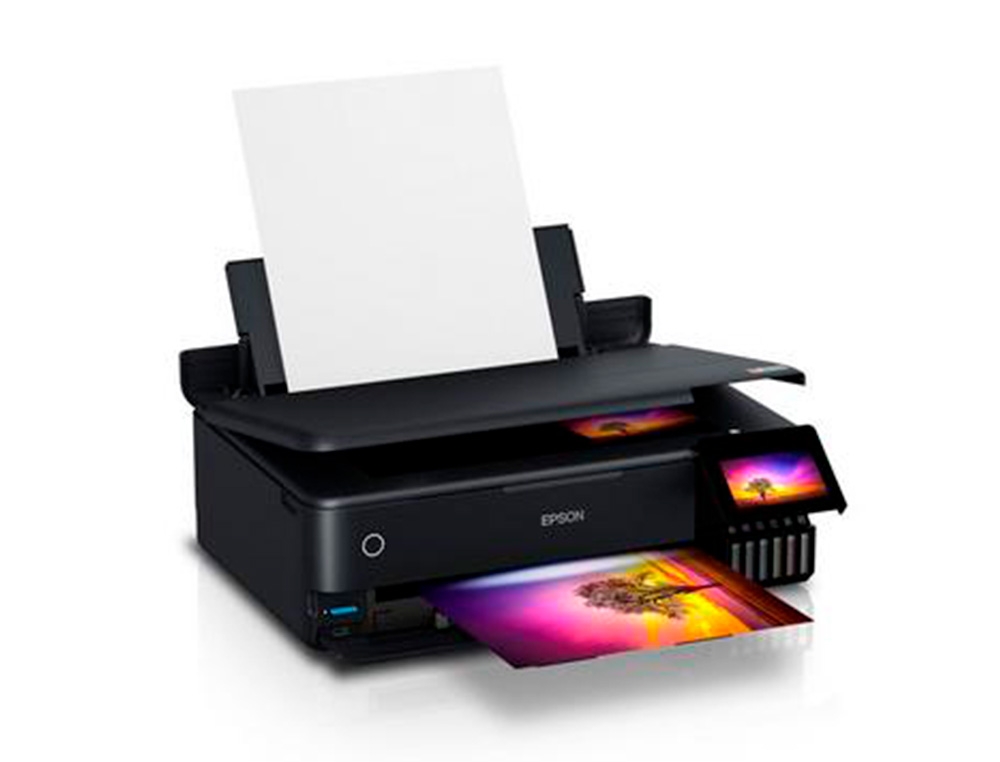 EQUIPO MULTIFUNCION EPSON ECOTANK ET-8550 A3+ TINTA 32 PPM 5760X1400 DPI IMPRESORA COPIADORA ESCANER WIFI