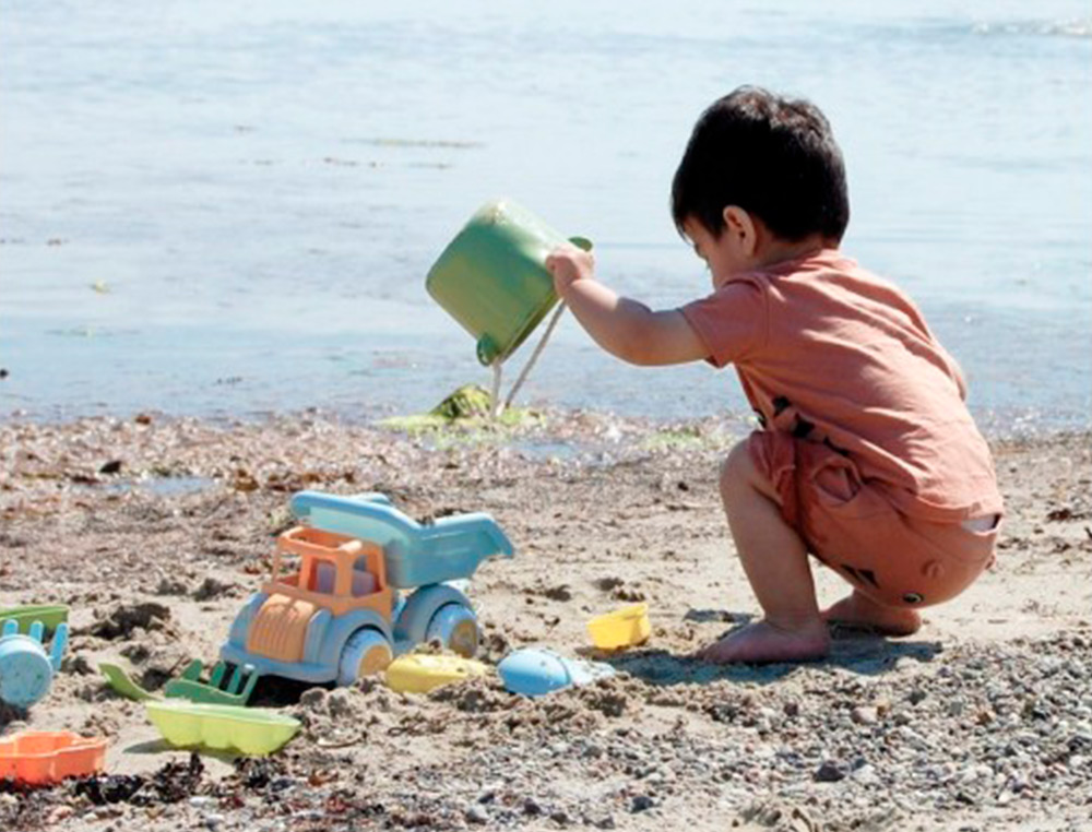 SET DE PLAYA VIKINGTOYS ECOLINE ECOLOGICO Y RECICLABLE 7 PIEZAS