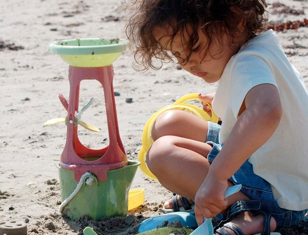 MOLINO DE ARENA Y AGUA VIKINGTOYS ECOLINE ECOLOGICO Y RECICLABLE
