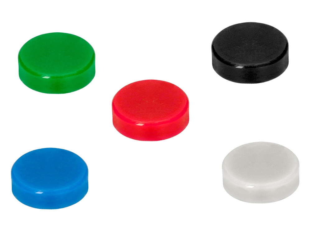 IMAN PARA SUJECION LIDERPAPEL ECOUSE PP RECICLADO PARA PIZARRA MAGNETICA 35 MM CAJA DE 10 UNIDADES