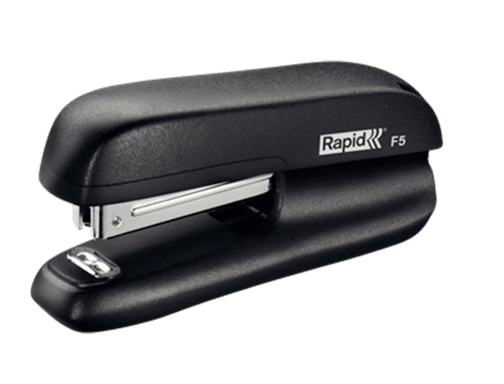 GRAPADORA RAPID F5 MINI PLASTICO CAPACIDAD DE GRAPADO 10 HOJAS USA GRAPAS N 10 COLOR NEGRO