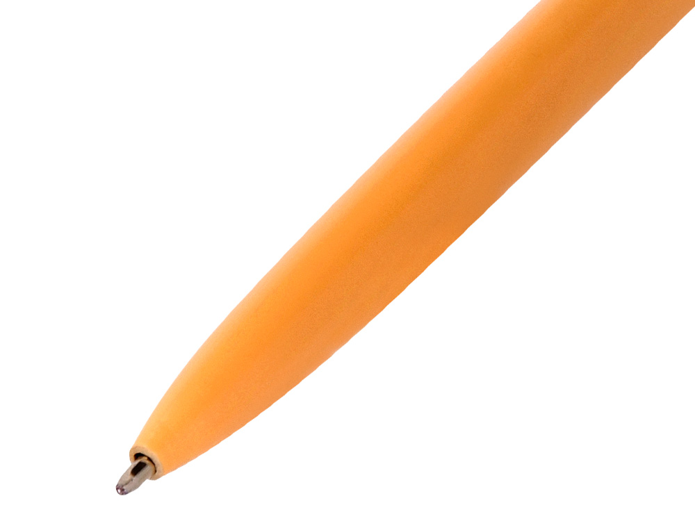 BOLIGRAFO BELIUS ROSE ALUMINIO COLOR NARANJA/ORO ROSA TINTA AZUL CAJA DE DISEO