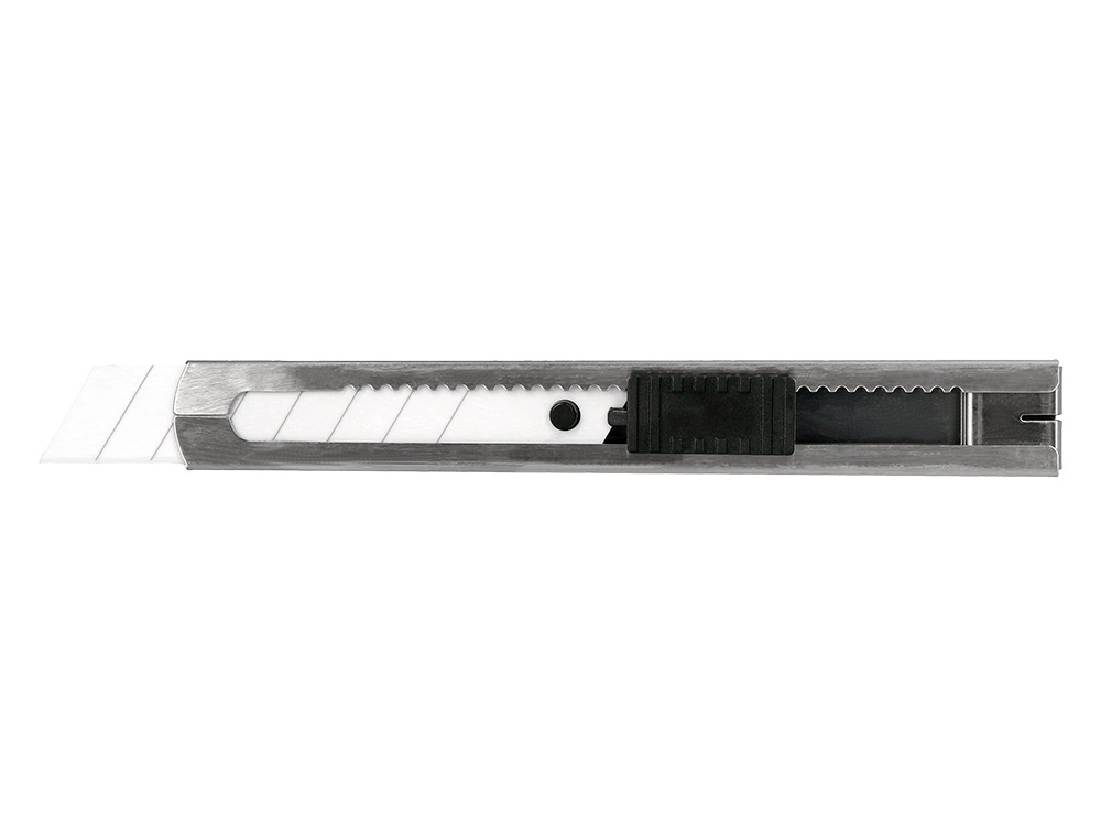CUTER Q-CONNECT METALICO ANCHO CUCHILLA CERAMICA 18 MM XD- C78 CON CLIP BLISTER 1 UNIDAD
