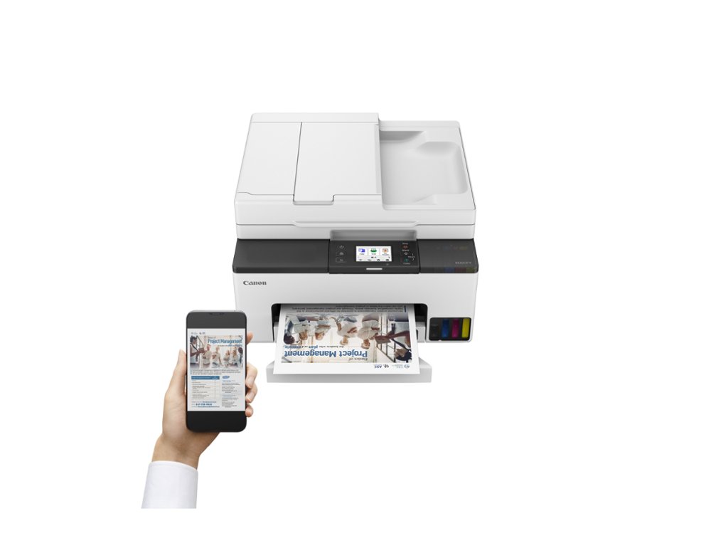 EQUIPO MULTIFUNCION CANON MAXIFY GX2050 TINTA COLOR 15PPM NEGRO 10PPM DIN A4 COLOR WIFI IMPRESORA ESCANER