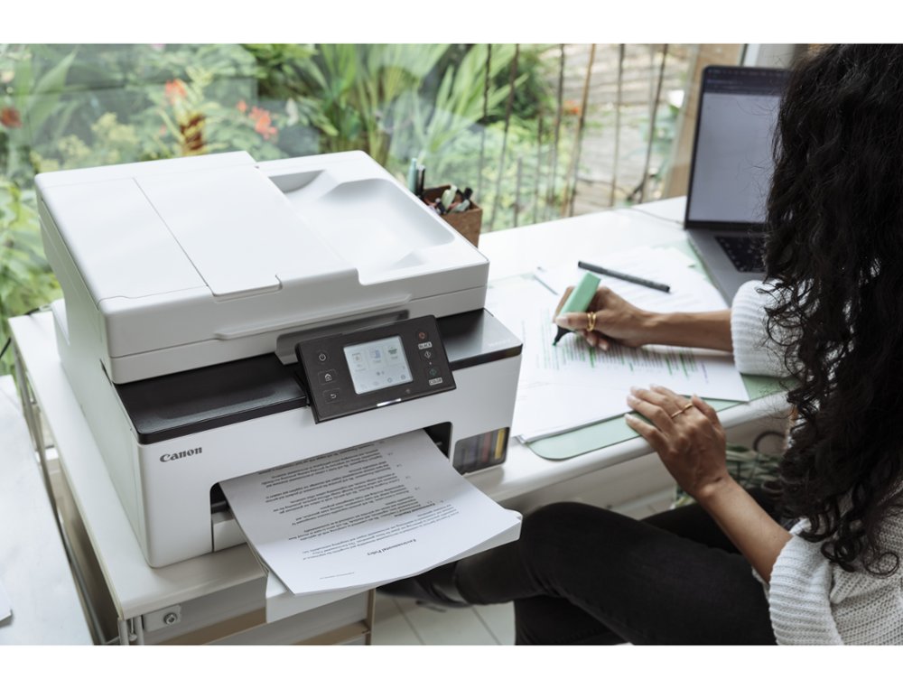 EQUIPO MULTIFUNCION CANON MAXIFY GX2050 TINTA COLOR 15PPM NEGRO 10PPM DIN A4 COLOR WIFI IMPRESORA ESCANER