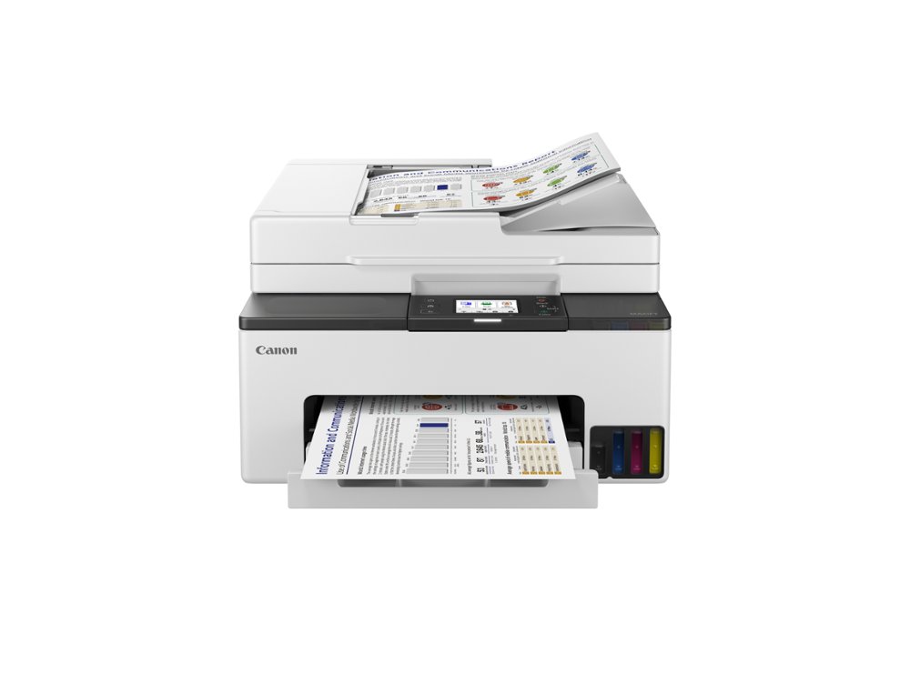 EQUIPO MULTIFUNCION CANON MAXIFY GX2050 TINTA COLOR 15PPM NEGRO 10PPM DIN A4 COLOR WIFI IMPRESORA ESCANER