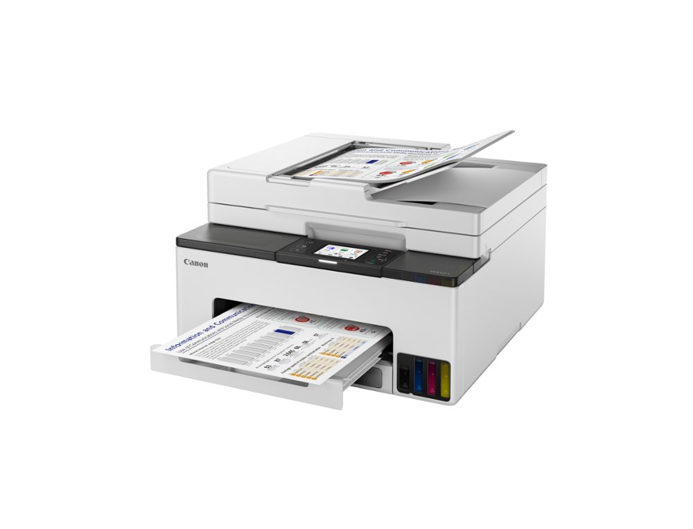EQUIPO MULTIFUNCION CANON MAXIFY GX2050 TINTA COLOR 15PPM NEGRO 10PPM DIN A4 COLOR WIFI IMPRESORA ESCANER