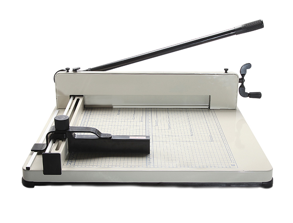 GUILLOTINA Q-CONNECT KF14297 MANUAL PROFESIONAL LARGO DEL CORTE 430 MM CAPACIDAD 400 HOJAS