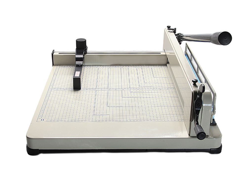 GUILLOTINA Q-CONNECT KF14297 MANUAL PROFESIONAL LARGO DEL CORTE 430 MM CAPACIDAD 400 HOJAS