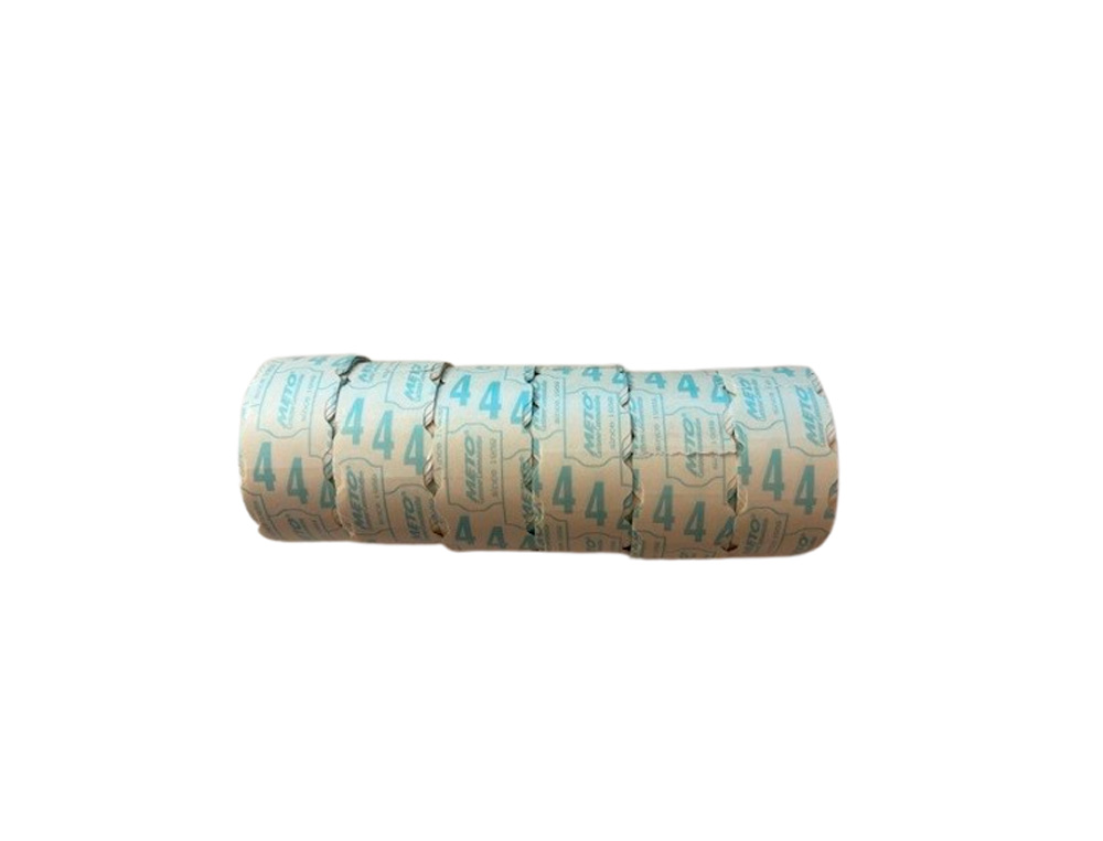 ETIQUETAS METO ONDULADAS 32X19 MM ADH. 4 BLANCA ROLLO DE 1000 UNIDADES