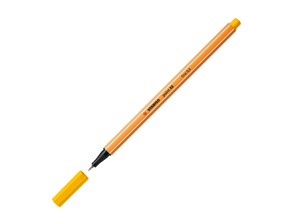ROTULADOR STABILO PUNTA DE FIB RA POINT 88 AMARILLO PUNTA FINA 0,4MM