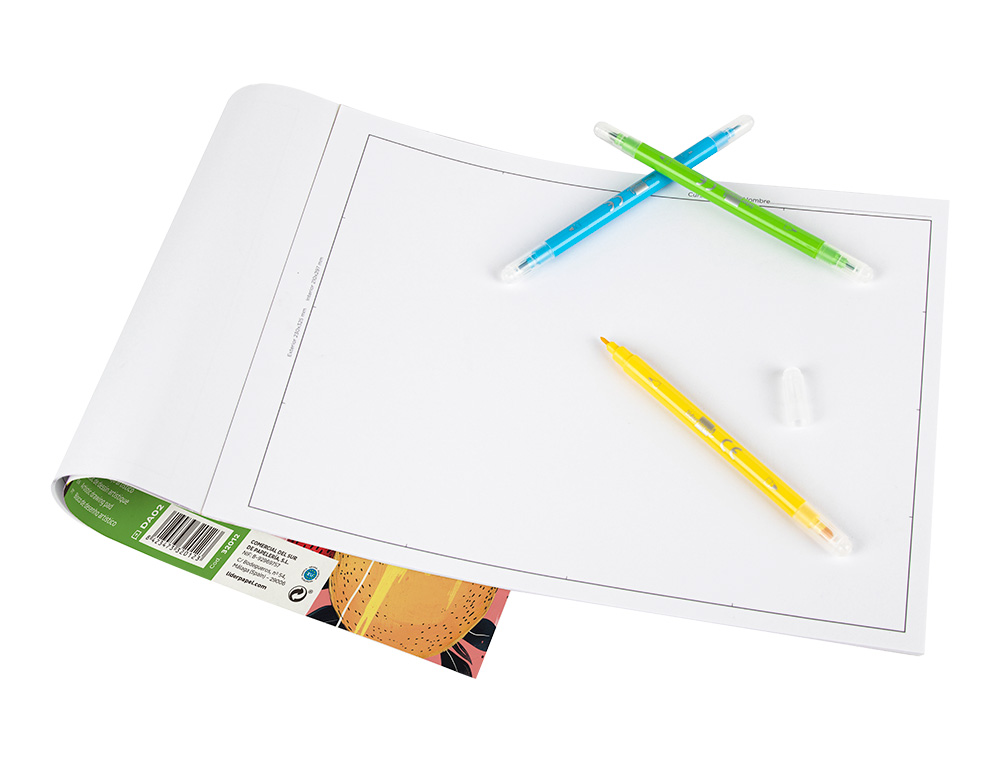 BLOC DIBUJO LIDERPAPEL ARTISTICO ENCOLADO 230X325MM 20 HOJAS 130G/M2 SIN RECUADRO