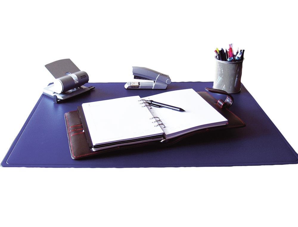 VADE SOBREMESA Q-CONNECT AZUL POLIPROPILENO AZUL 40X53 CM
