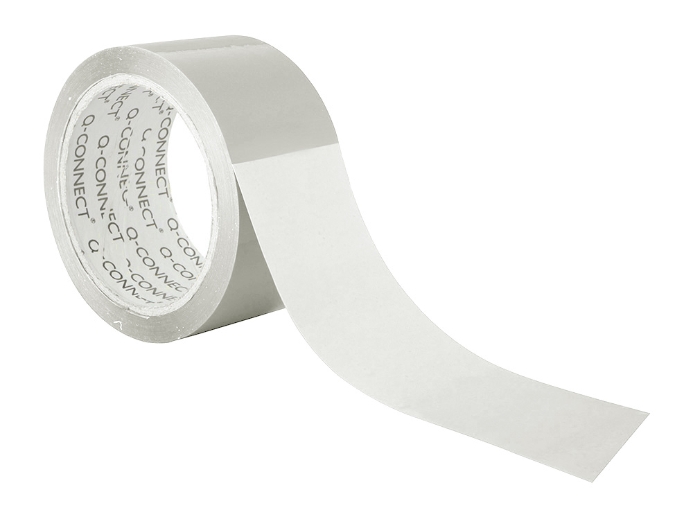 CINTA ADHESIVA Q-CONNECT POLIPROPILENO TRANSPARENTE 66 MT X 50 MM PARA EMBALAJE BAJO RUIDO