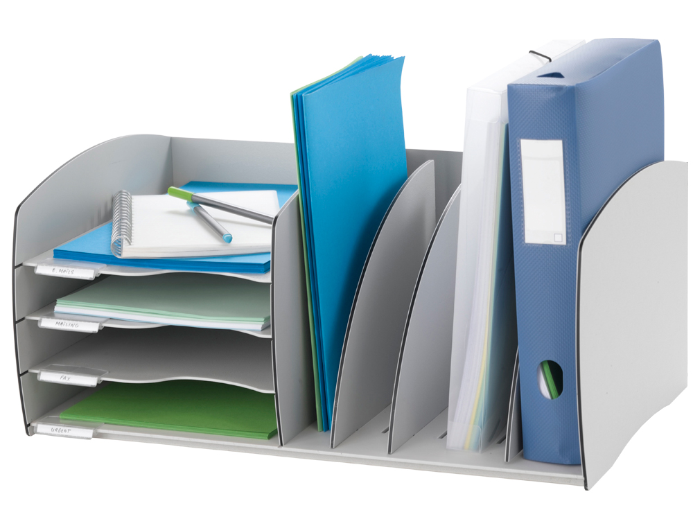 ORGANIZADOR DE ARMARIO PAPERFLOW GRIS POLIESTIRENO 245X543X340 MM