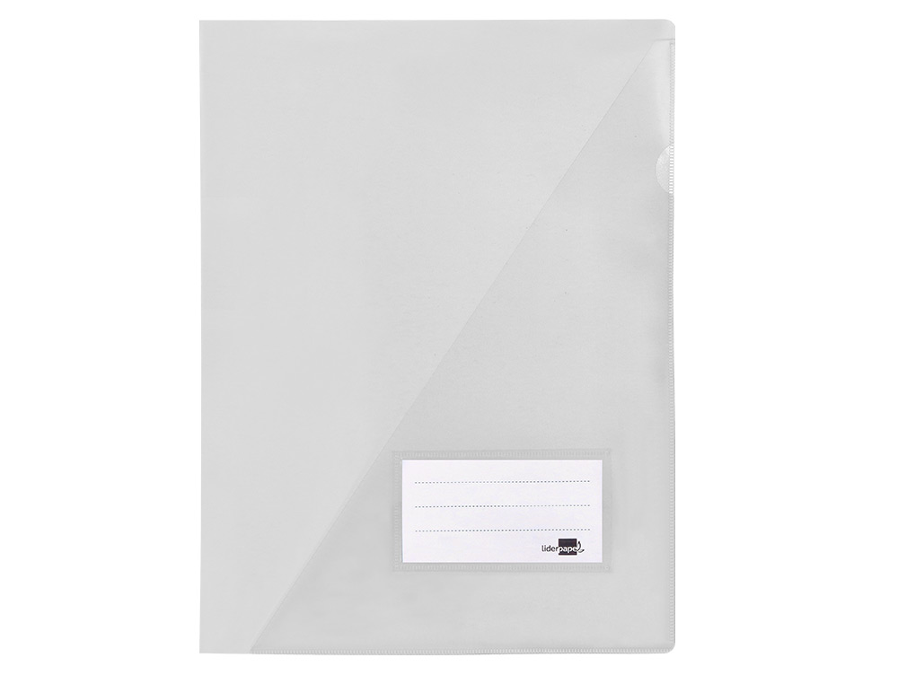 CARPETA LIDERPAPEL DOSSIER A4 UERO TRANSPARENTE