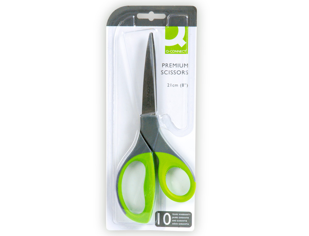 TIJERA Q-CONNECT MANGO CAUCHO 8