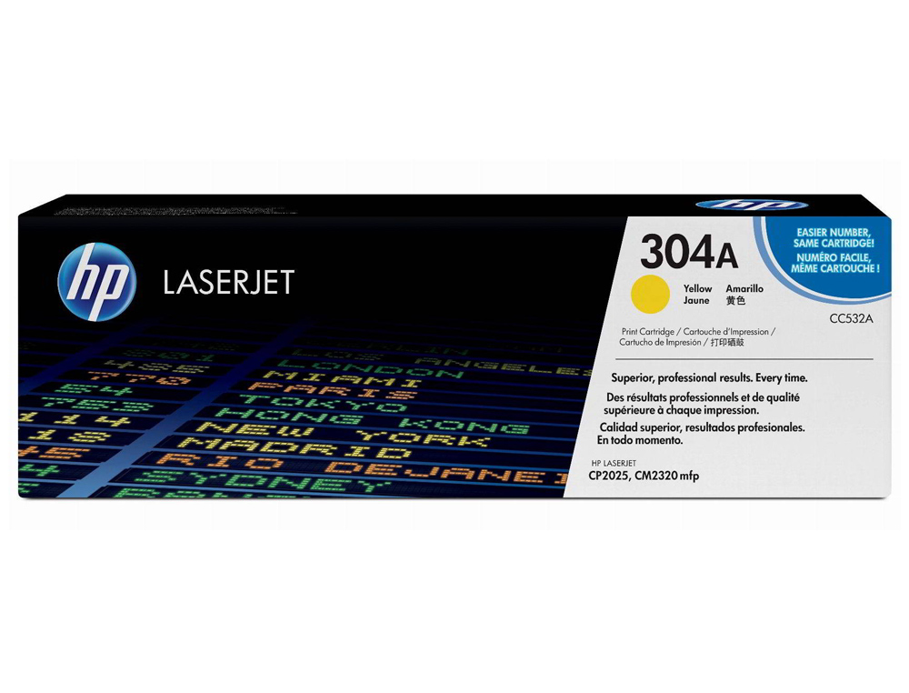 TONER HP LASERJET COLOR CP2025/CM2320 AMARILLO 2.800 PAG