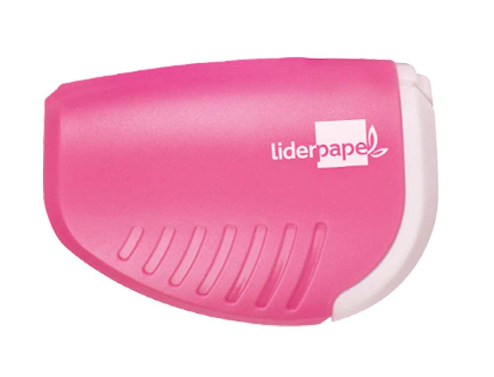SACAPUNTAS LIDERPAPEL PLASTICO 1 USO CON DEPOSITO COLORES SURTIDOS