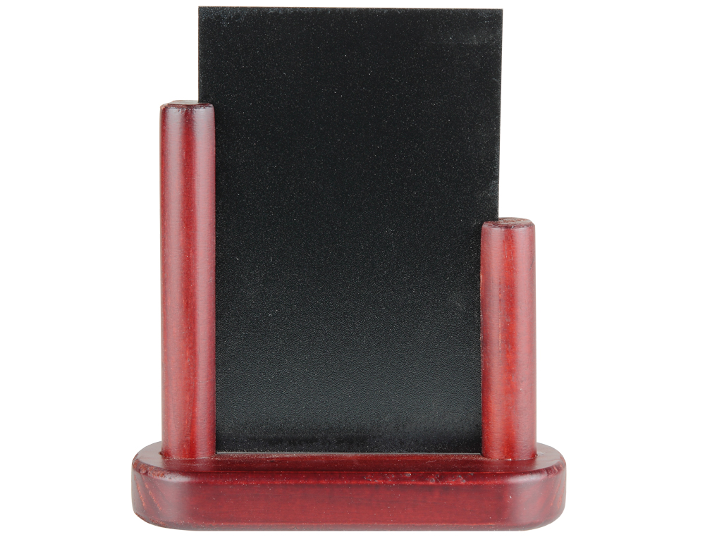 PIZARRA NEGRA LIDERPAPEL DOBLE CARA DE MADERA CON SUPERFICIE PARA ROTULADORES TIPO TIZA 10X15CM