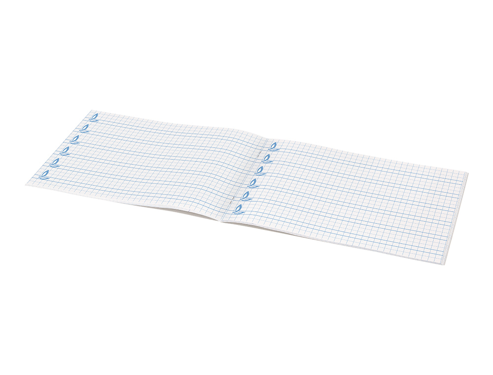 LIBRETA LIDERPAPEL PAUTAGUIA TAPA CARTONCILLO 32 HOJAS DIN A5 70 GR CUADRICULADO PAUTADO 6 MM APAISADO