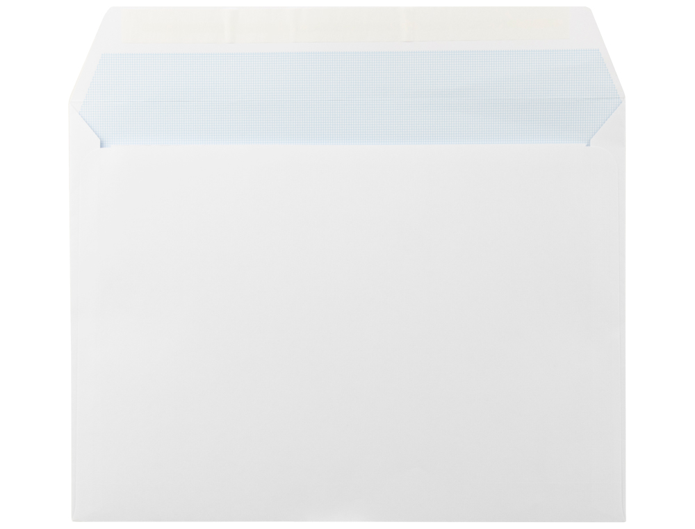 SOBRE LIDERPAPEL N 11 BLANCO DIN C5 162X229 MM TIRA DE SILICONA PAQUETE DE 25 UNIDADES