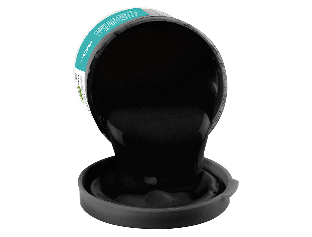 TEMPERA LIDERPAPEL ESCOLAR 40 ML NEGRO