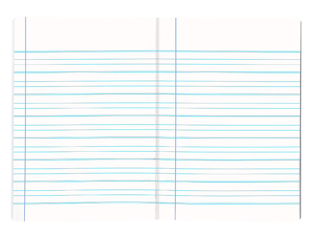 LIBRETA LIDERPAPEL SCRIPTUS A4 48 HOJAS 90GR RAYADO MONTESSORI 3,5MM CON MARGEN COLORES SURTIDOS