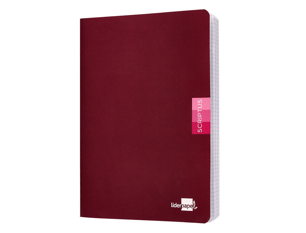 LIBRETA LIDERPAPEL SCRIPTUS A5 PLUS 48 HOJAS 90GR CUADRO 5MM CON MARGEN COLORES SURTIDOS